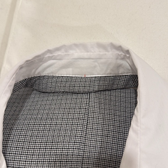 NWT Zara Houndstooth Collared Mini Halter Double breasted Suit Dress XS 9068/589 - Picture 7 of 7